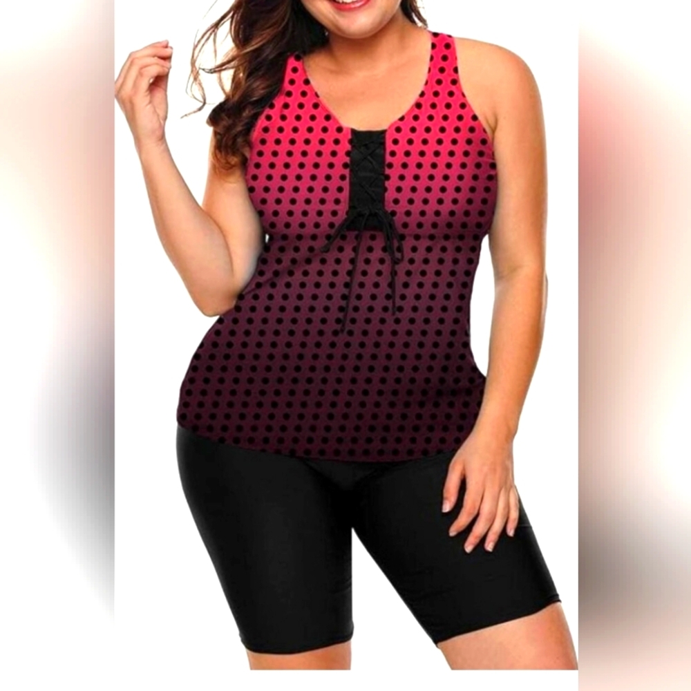 NWOT Lalagen 2 Piece Tankini Swimsuit, XXL (18)